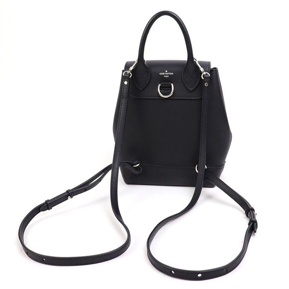 Louis Vuitton LockMe Mini Backpack Noir Taurillon Calfskin Leather - Picture 9 of 12